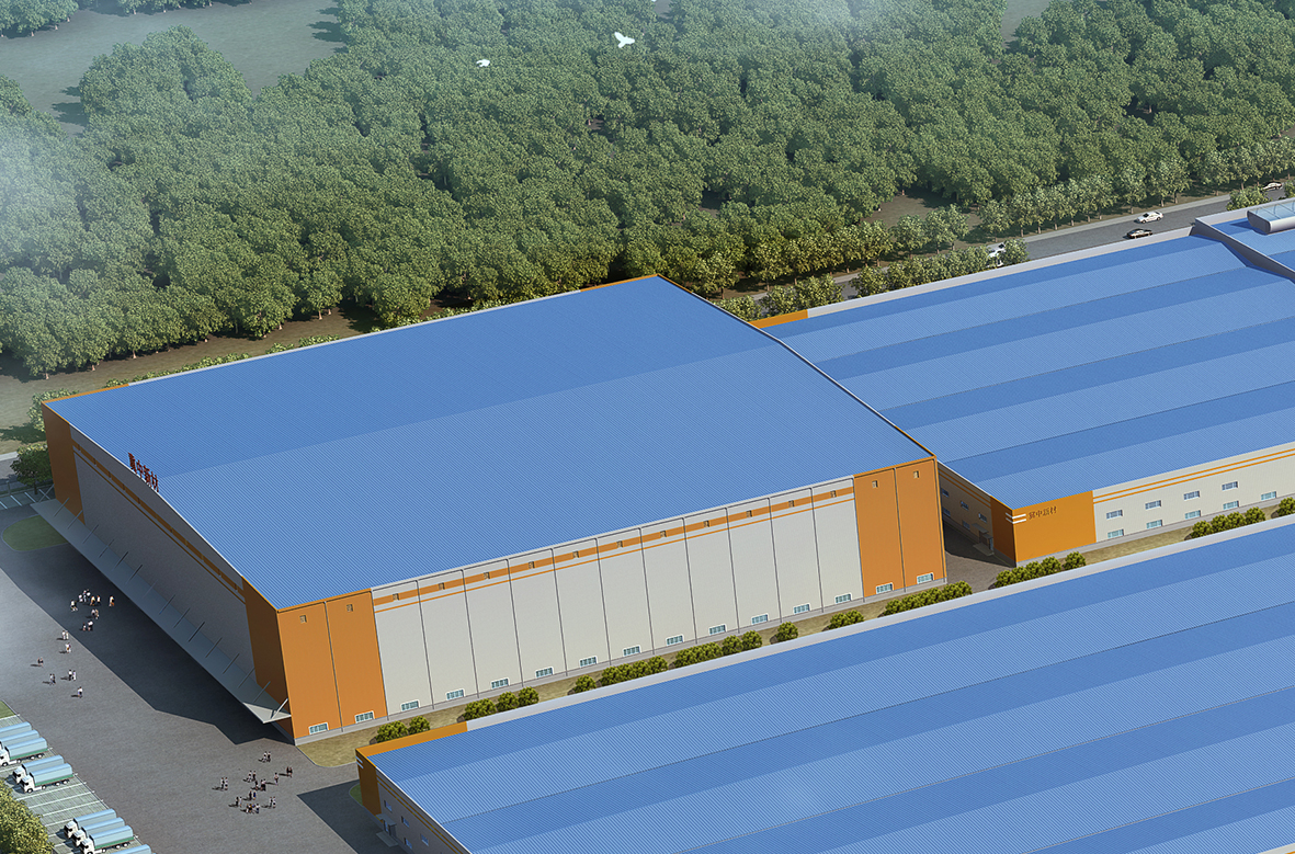 河北冀中新材料有限公司年產(chǎn)20萬(wàn)噸玻璃纖維池窯拉絲生產(chǎn)線項(xiàng)目成品庫(kù)施工